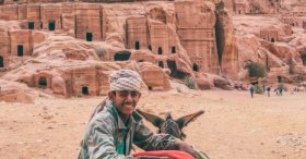 Petra'daki ulaşım aracı :))